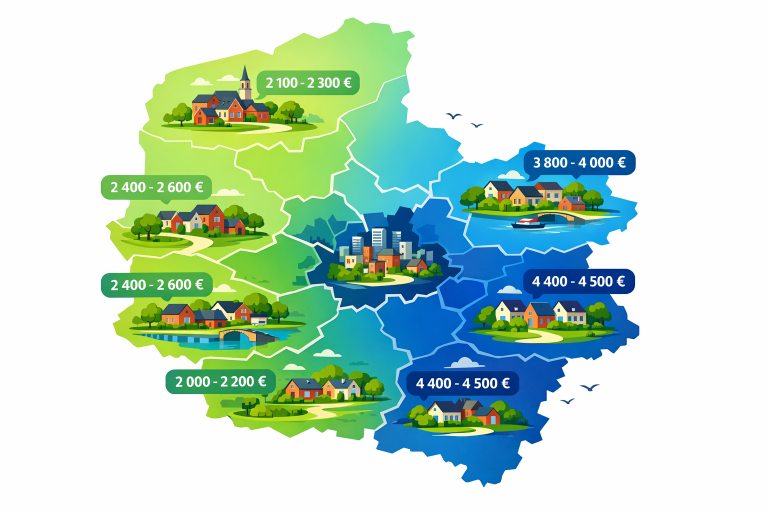 carte prix immobilier Nord 2026 par commune